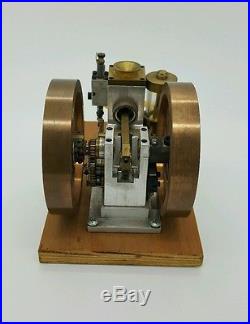 Ready to Run Model Hit And Miss Gas Engine Aluminum Brass Machined From Castings