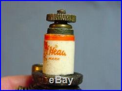 Red Head Primer Vintage Antique Priming Spark Plug Hit Miss Tractor Gas Engine
