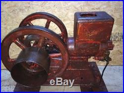 Reeves Pulley Company Hit & miss Gas engine 3hp. Rare antique motor