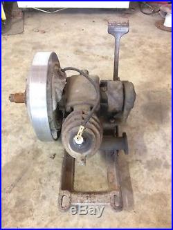 Running 1927 Maytag Model 92 Gas Engine Motor Hit And Miss Antique SIDE EXHAUST