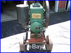 SCARCE Old 7hp STEINER Long Life Hit Miss Gas Engine Sumter Magneto Plymouth WI