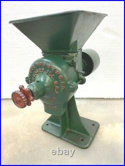 SMALL STOVER FEED GRINDER Very Nice & Neat Run it with a Hit and Miss Engine