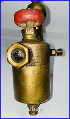 SWIFT LUBRICATOR Brass Steam Hydrostatic Oiler Hit Miss Engine Antique Vintage