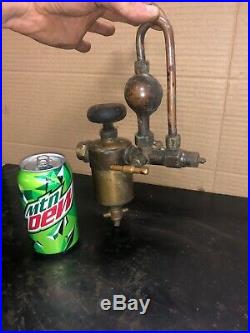 SWIFT LUBRICATOR Gas Engine Steam Oiler Hit Miss Antique Steampunk Brass Old