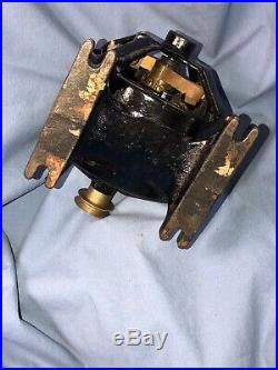 S & H Small Electric Bipolar Vintage Antique Open Frame Motor