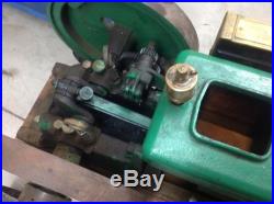 Sattley hit miss vintage antique motor 1 3/4hp, orig cart, wico mag, montgomery
