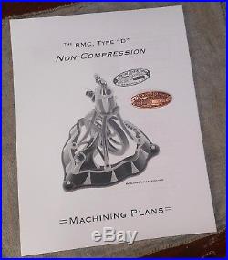 Scale Model Gas Engine Castings Plans Kit antique hit miss steam hot air motor