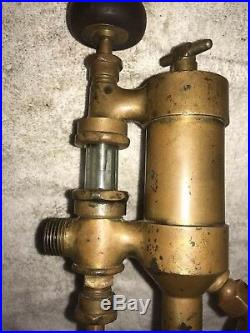 Simplex Nathan Mfg Co. Oiler Lubricator for Hit Miss Gas Engine 1/2