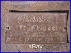 Small 1 1/2hp Alamo Hit Miss Gas Engine Barn Fresh Original