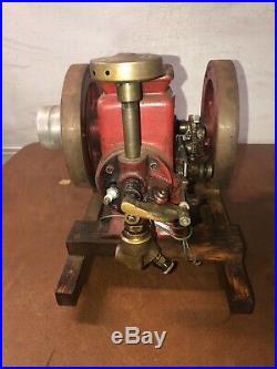 Small Model Olds Hit Miss Gas Engine Running Condition