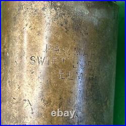 Small SWIFT Hydrostatic Brass Steam Hit Miss Gas Engine Oiler Lubricator 1/4 THD