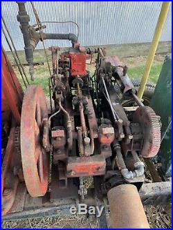 Steam Engine Born Bros Belleville ILL Ames Iron Works Boiler Tractor Hit & Miss