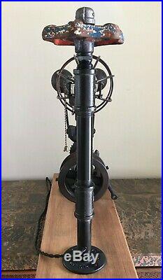 Steampunk Industrial Vertical Fly Ball Governor Steam Engine Gas Hit Miss Lamp