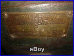 Stover 1 1/2 Hp Hit And Miss Engine