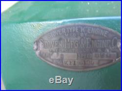Stover K 3 HP Hit n Miss engine with cart