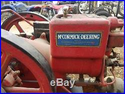 Stover and McCormick hit miss engines with carts