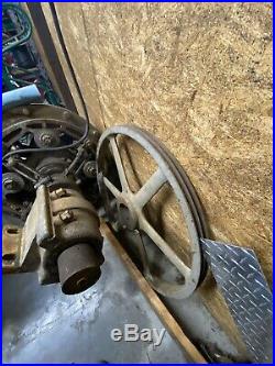 Superior Hit Miss Engine 50HP Air Start, Clutch And Belt Pulley, Radiator