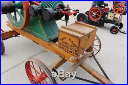 The Gade by Gade Brothers, Iowa Falls Hit N Miss Engine on wood cart