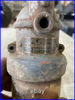 Topcyl Lubricator Glass Vintage Hit Miss Engine Oil Lubrication