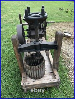 Turn Of The Century Hit And Miss / Steam Engine Cider Press