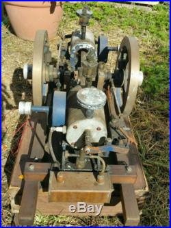 Twin cylinder engine hit and miss model or kit