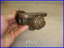 UNKNOWN BRASS FUEL PUMP or WATER 3hp Old Gas Hit and Miss Engine or Boat Motor