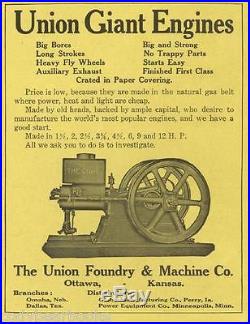 Union Giant, Hit and Miss Engine