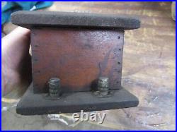 Unusual EARLY Hit Miss Gas Engine Low Tension SPARKING COIL Working