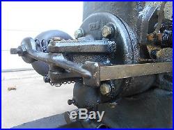 VERY EARLY 2 1/2HP NELSON BROTHERS JUMBO HIT & MISS GAS ENGINE (WITH VIDEO) L@@K
