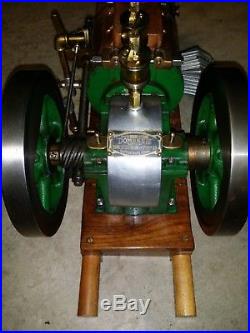 VERY RARE 1/4 Scale Vintage Domestic Sideshaft Stovepipe Hit And Miss Engine