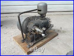VERY RARE DOYLE AIRCOOLED ROPE START HIT & MISS GAS ENGINE FARM ANTIQUE L@@K