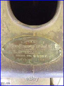 VINTAGE, ANTIQUE, SATTLEY, MONTGOMERY WARDS, 1 1/2 HP HIT AND MISS ENGINE