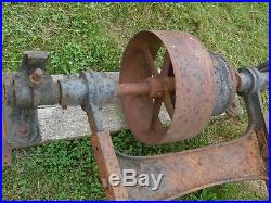 VINTAGE SWING SAWith SAWMILL HIT OR MISS, GAS ENGINE, STEAM TRACTOR FLAT BELT