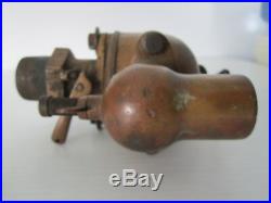 Vintage / Antique ACORN brass carburetor hit miss engine boat tractor Schebler