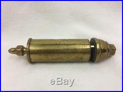 Vintage Antique Brass Steam Whistle Work Engine Factory Hit & Miss Three Chime