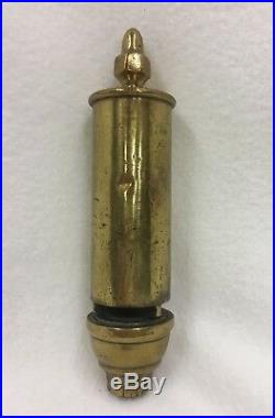 Vintage Antique Brass Steam Whistle Work Hit & Miss Engine Factory Three Chime