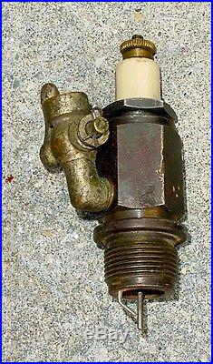 Vintage Antique LuThe Primer Spark Plug Hit Miss Gas Engine Tractor Model A Ford