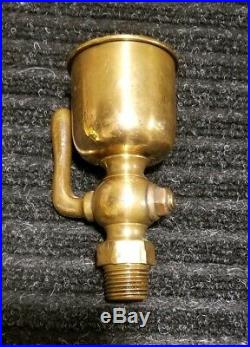 Vintage/Antique Lunkenheimer No. 7 Hit Miss Steam Engine Brass Screw Top Oiler
