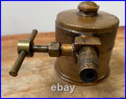 Vintage Brass Gas Steam Engine Pump Oiler Lubricator