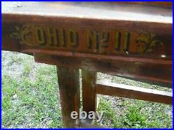 Vintage Flat Belt Driven Ohio Fodder / Hay Chopper Hit Or Miss Gas Engine