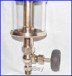 Vintage Lunkenheimer Alpha No 5 Brass Pump Oiler Hit And Miss Or Steam Engine