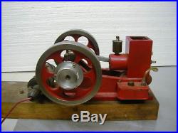 Vintage Miniature 1/3 Scale Custom Built Hit And Miss Engine ^ IT RUNS
