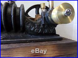 Vintage Model Steam Engine Open Crankcase Hit & Miss Machinist Made