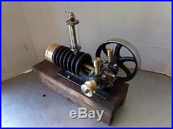 Vintage Model Steam Engine Open Crankcase Hit & Miss Machinist Made
