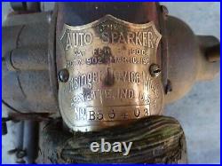Vintage Motsinger Auto Sparker Drive Magneto Hit Miss Gas Engine Tractor