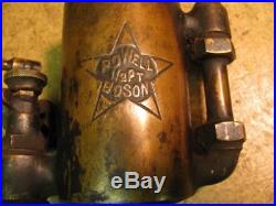 Vintage Powel 1/2 Pint Boson Oiler Lubricator Hit Miss Engine Steam