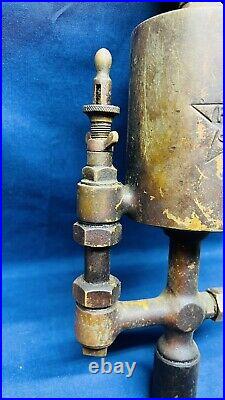 Vintage Powell Boson 1 Pint Brass Oiler Hit Miss Oilfield Engine