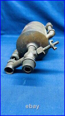 Vintage Powell Boson 1 Quart Brass Oiler Hit Miss Oilfield Engine