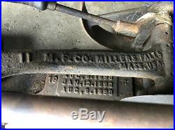 Vintage Power Hacksaw Miller Falls Saw Hit & Miss Gas Engine Blacksmith