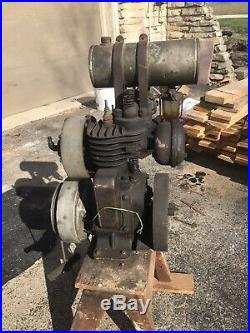 Vintage Rare Antique Ideal Model V Mower Engine Motor Hit & Miss Original Wow